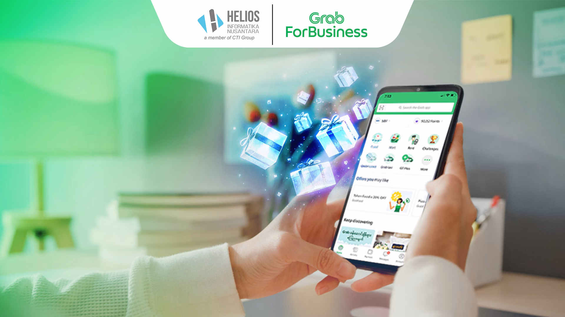 belanja alat tulis kantor lebih hemat dengan GrabMart