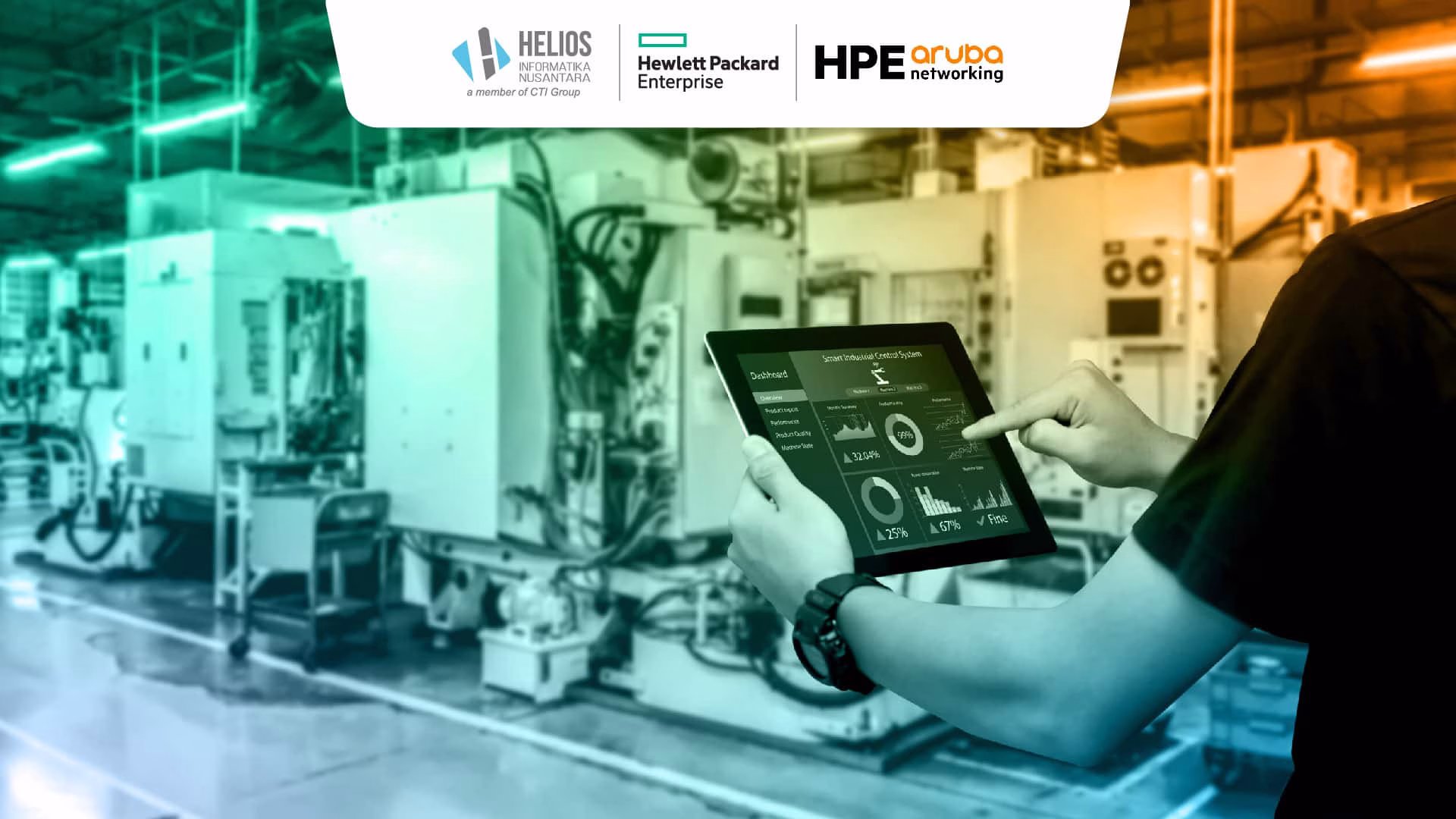 Data Center Networking untuk Smart Manufacture HPE Aruba Networking Helios