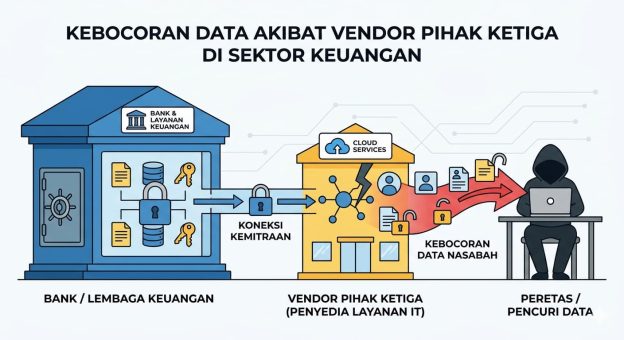 contoh kasus kebocoran data di perbankan akibat pihak ketiga