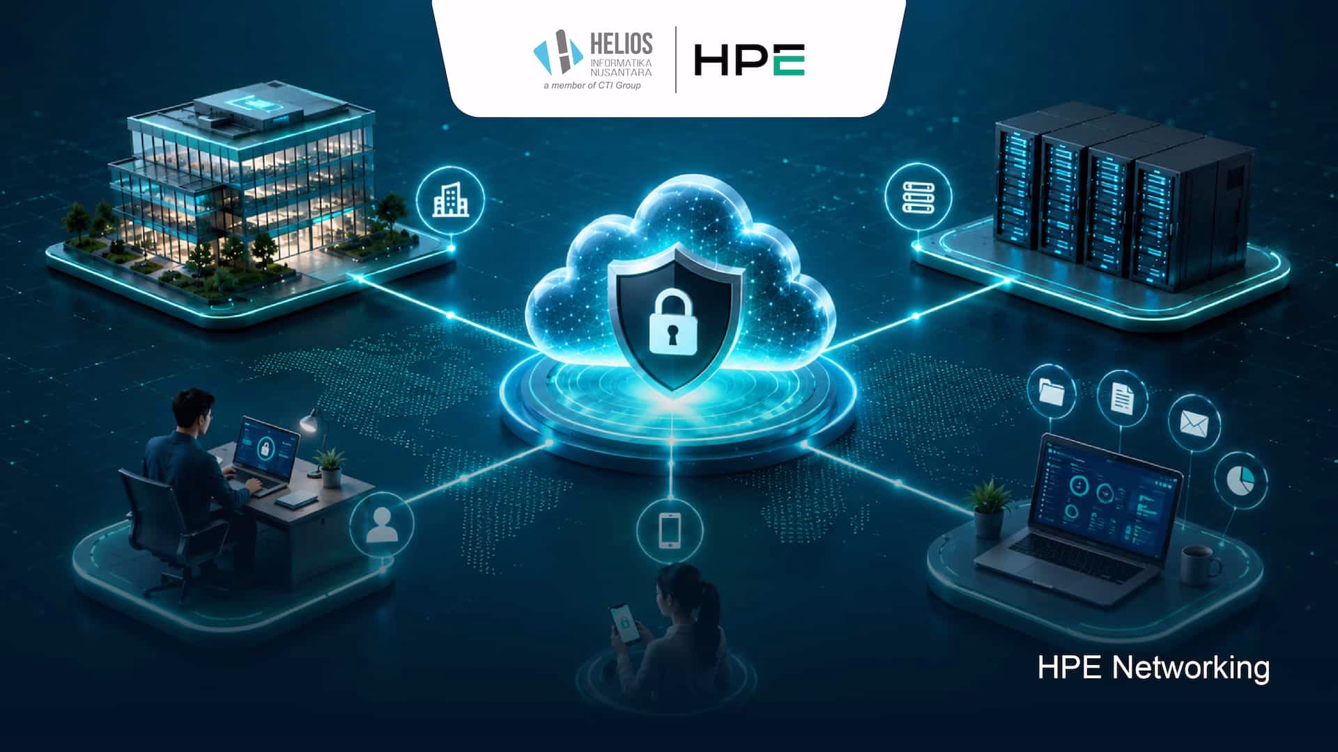 Solusi SASE Enterprise HPE Networking Helios